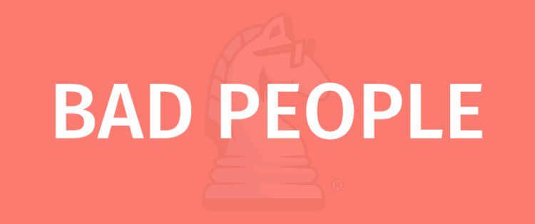 Pravidla hry BAD PEOPLE - Jak hrát hru BAD PEOPLE